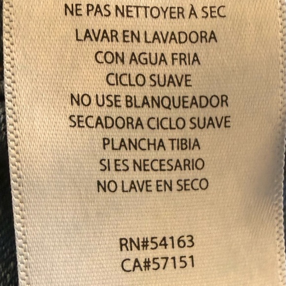 Calvin Klein Women's Straight Leg Dark Blue Jeans - Picture 4 of 5